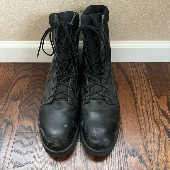 Belleville Steel Toe Hot Weather Combat Boots Men Sz 10.5 R Black 220 TRP ST, - Picture 16 of 16